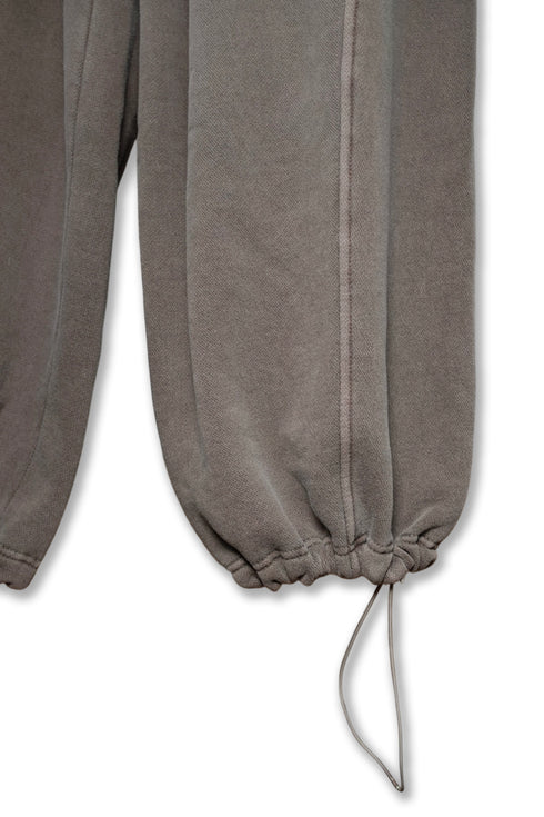 LOGO WASHED SWEAT LINE PANTS -BROWN- *Last1